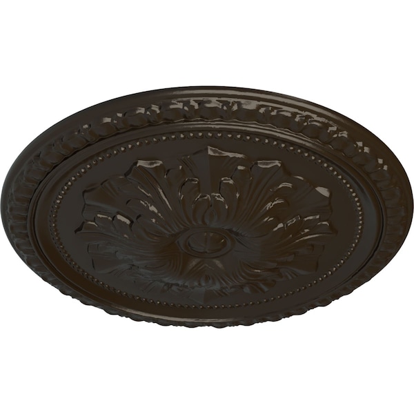 Richmond Ceiling Medallion (Fits Canopies Up To 2 5/8), Hand-Painted Stone Hearth, 18OD X 1 3/8P